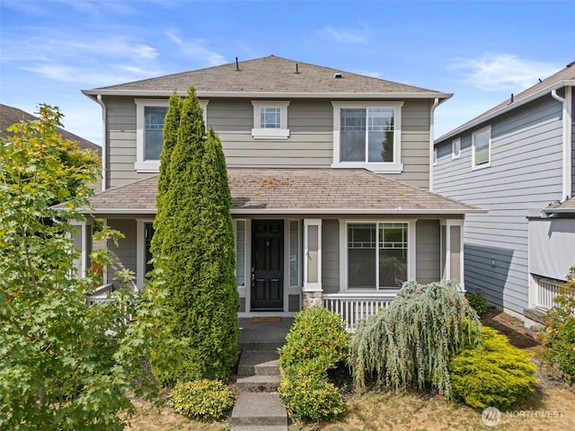5401 Parkside Dr SE, Lacey, WA 98503 - view of front of house with covered porch
