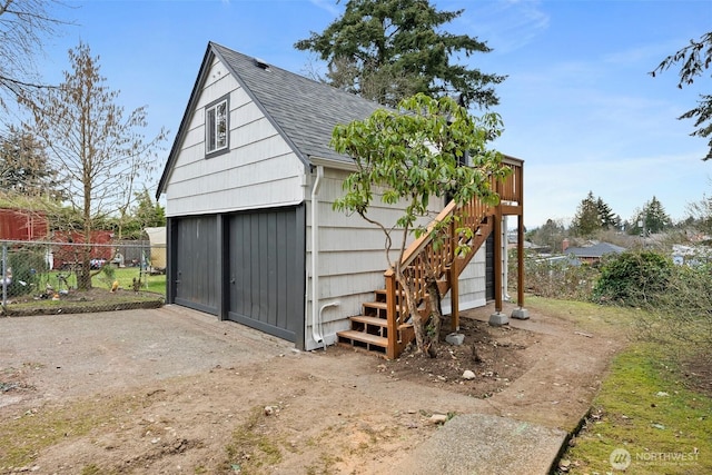 view of outbuilding