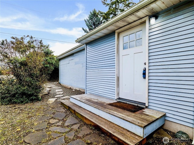 view of entrance to property