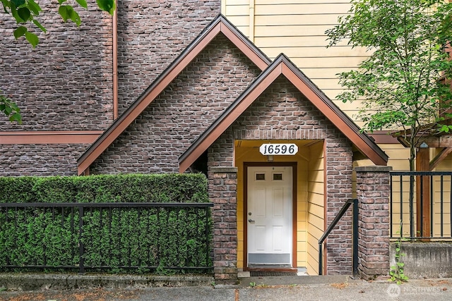 view of entrance to property