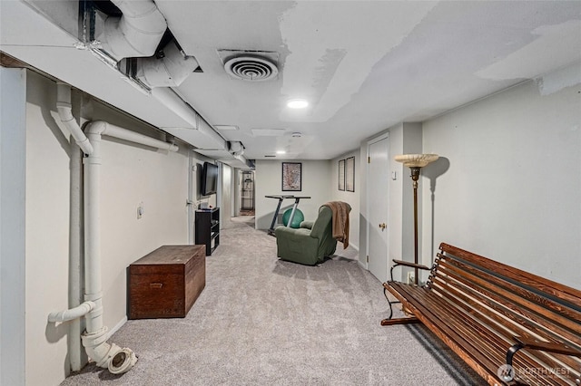 404 N Maple St, Colville, WA 99114 - finished basement with light carpet and baseboards