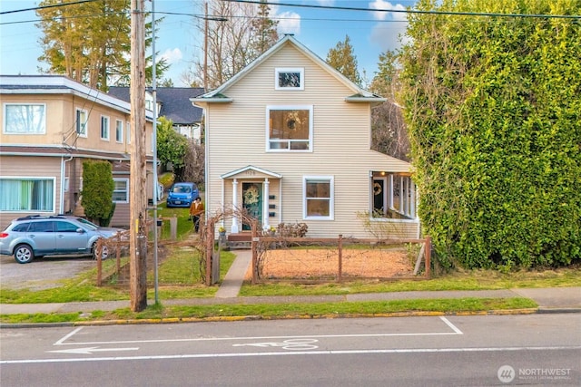 view of front of home