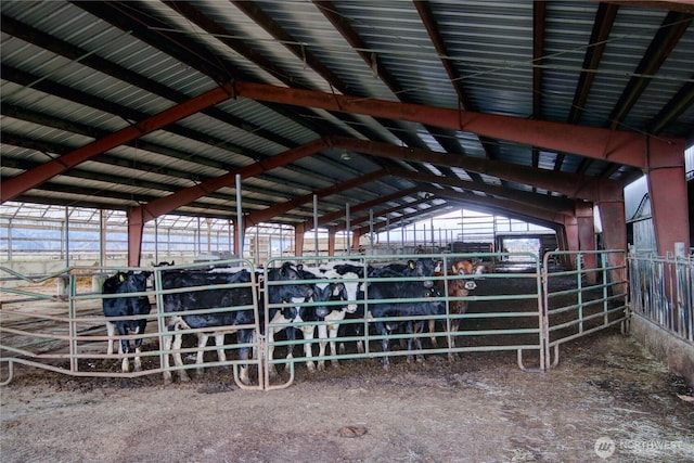 view of horse barn