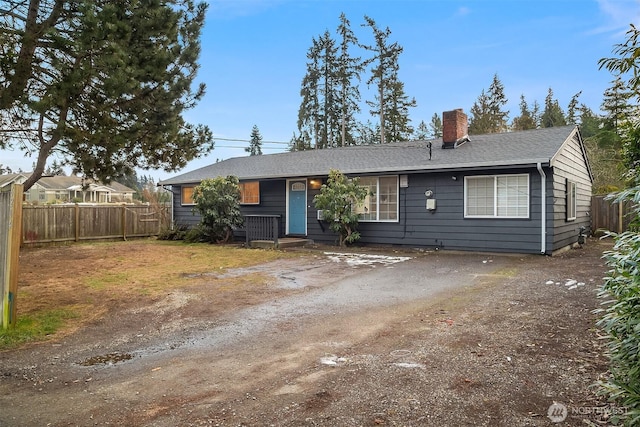 view of ranch-style house