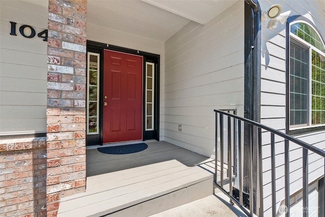 view of entrance to property