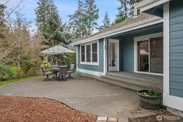 view of patio / terrace with outdoor dining space