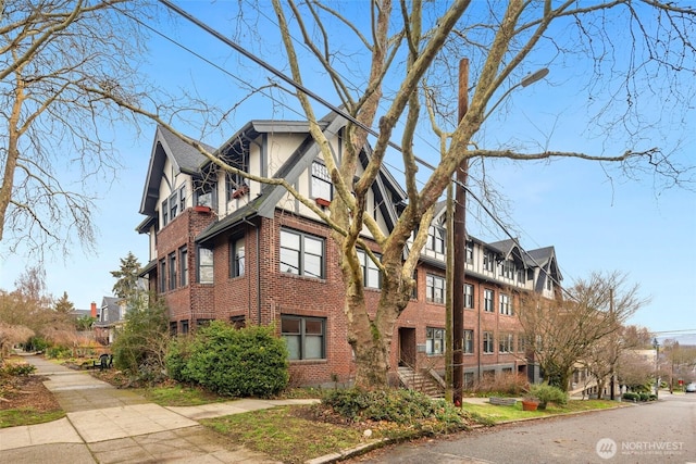 view of property with a residential view