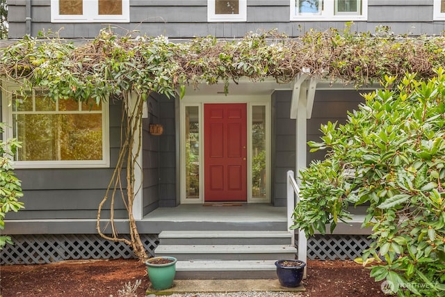 view of entrance to property