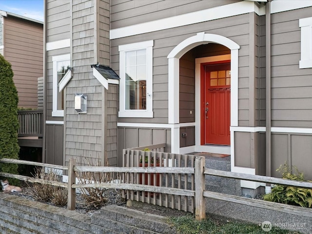 view of entrance to property