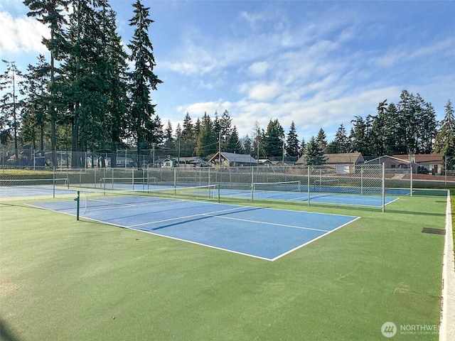 view of sport court