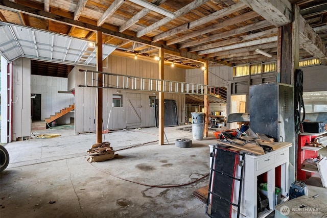 miscellaneous room featuring concrete flooring