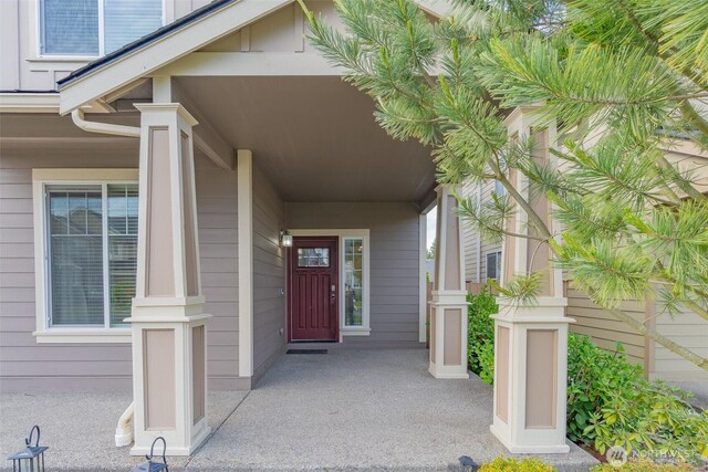 14426 99th Ave SE, Yelm, WA 98597 - view of exterior entry featuring covered porch