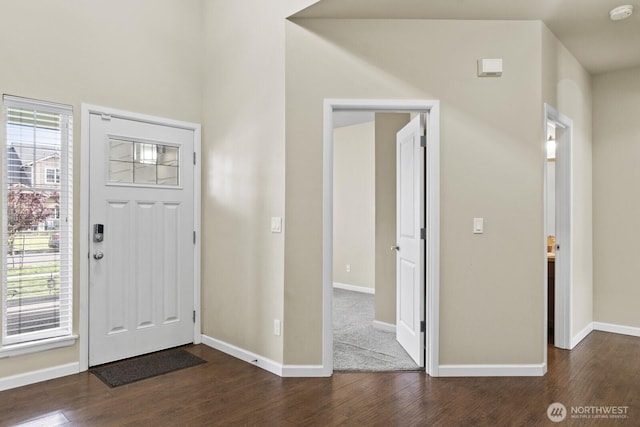 14426 99th Ave SE, Yelm, WA 98597 - foyer entrance featuring wood finished floors and baseboards