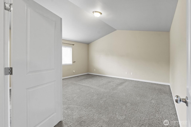 14426 99th Ave SE, Yelm, WA 98597 - bonus room with carpet flooring, lofted ceiling, and baseboards