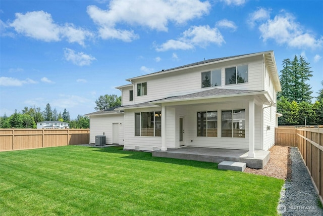 5846 229th Ave E, Buckley, WA 98321 - back of house featuring a patio area and a fenced backyard