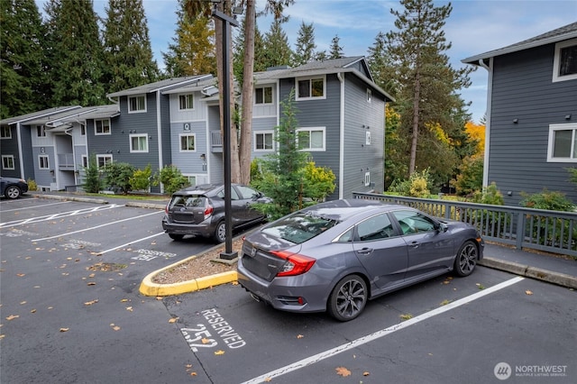 view of vehicle parking