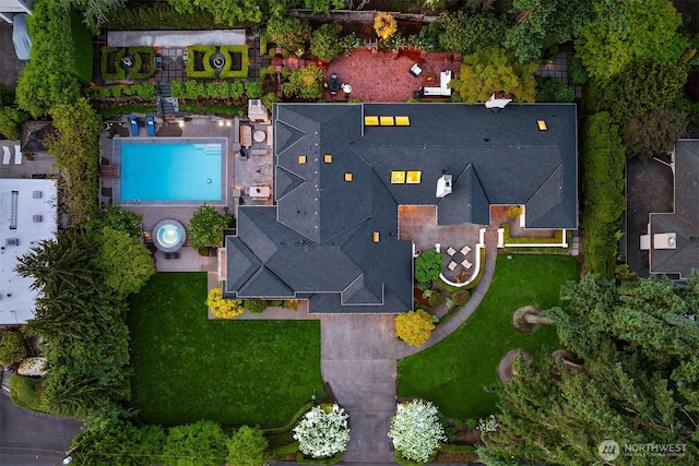 8826 NE 2nd Pl, Medina, WA 98039 - aerial view of property and surrounding area