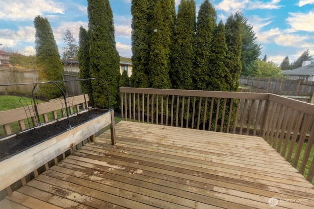 view of deck