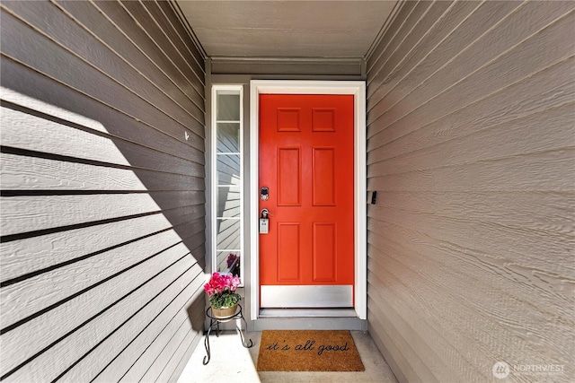 view of property entrance