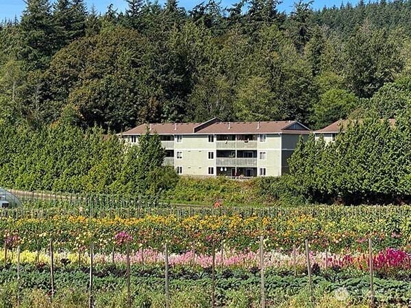 exterior space with a rural view