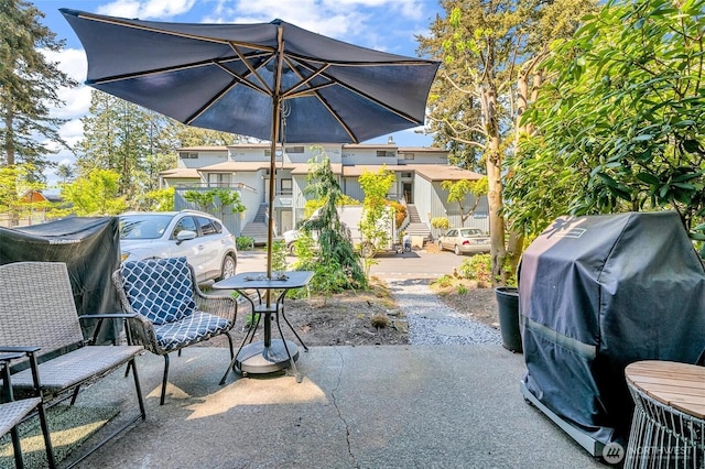 view of patio / terrace with grilling area