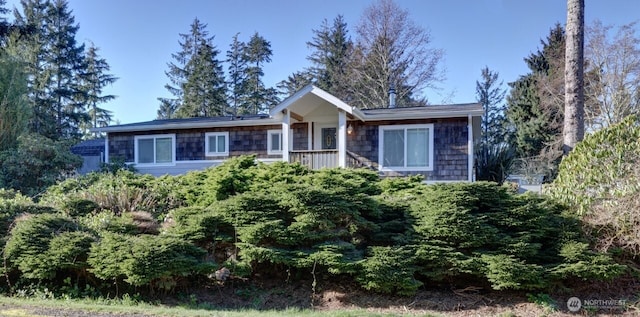 view of ranch-style house