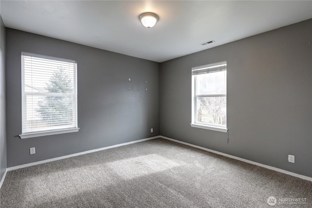 empty room featuring carpet