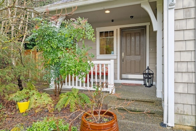 view of property entrance