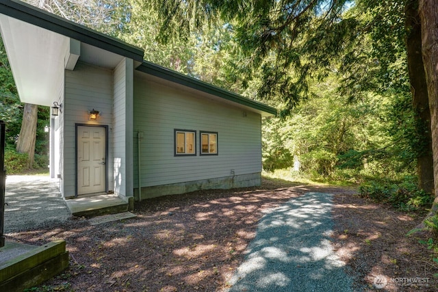 view of side of home
