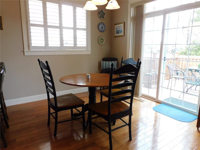 2611 Sea Crest Ave N, Long Beach, WA 98631 - dining area featuring wood finished floors