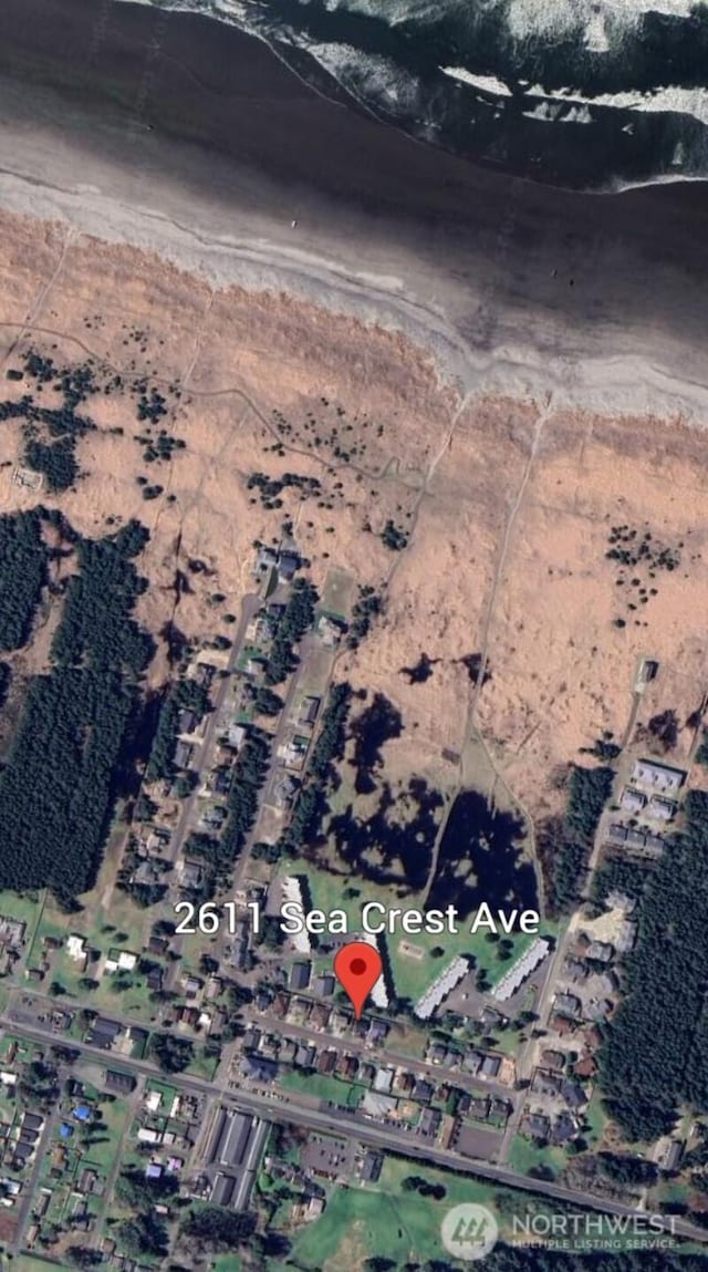 2611 Sea Crest Ave N, Long Beach, WA 98631 - aerial map of property and surrounding area