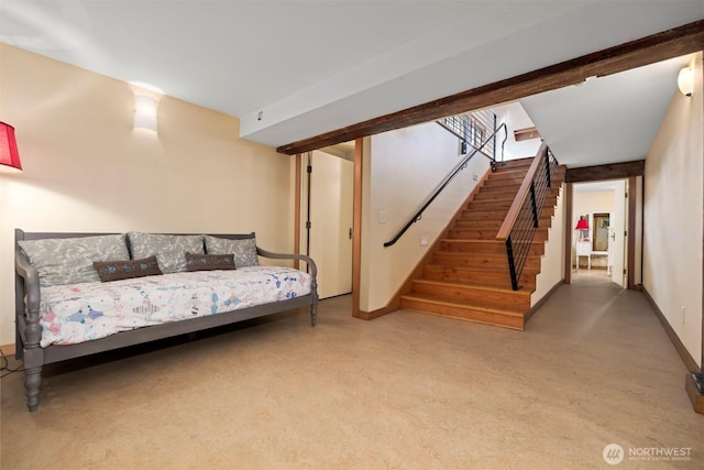 bedroom featuring baseboards