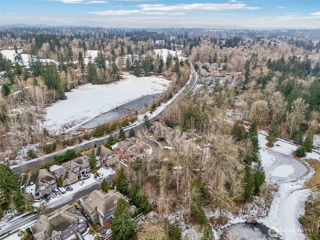 aerial view featuring a residential view