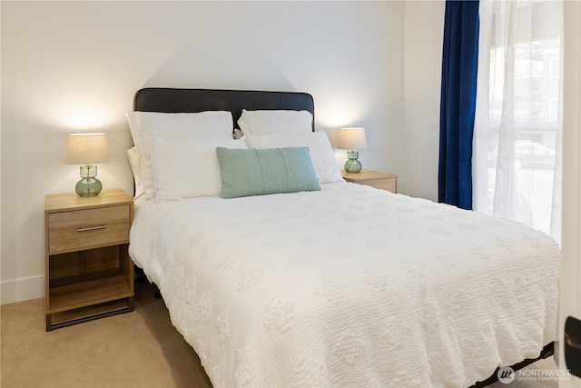 bedroom featuring carpet floors