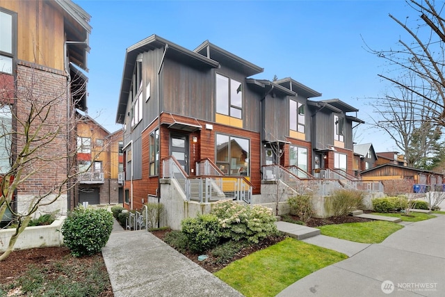 view of property featuring a residential view