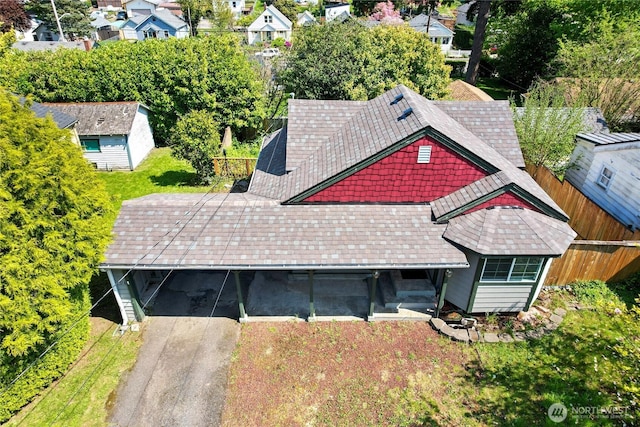 1314 N Callow Ave, Bremerton, WA 98312 - birds eye view of property