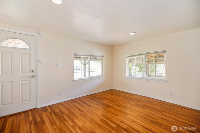 1314 N Callow Ave, Bremerton, WA 98312 - foyer entrance featuring recessed lighting, wood finished floors, and baseboards