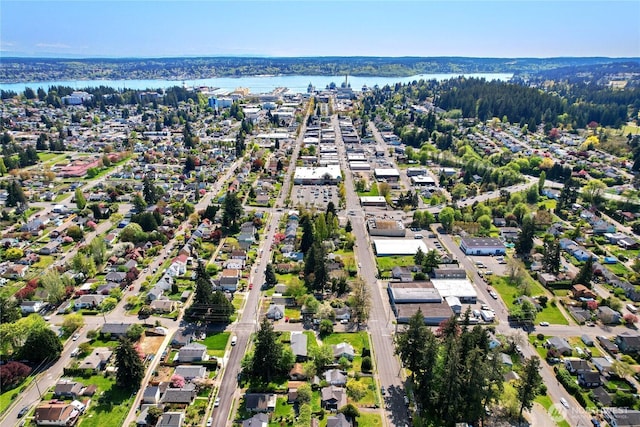 1314 N Callow Ave, Bremerton, WA 98312 - drone / aerial view featuring a water view