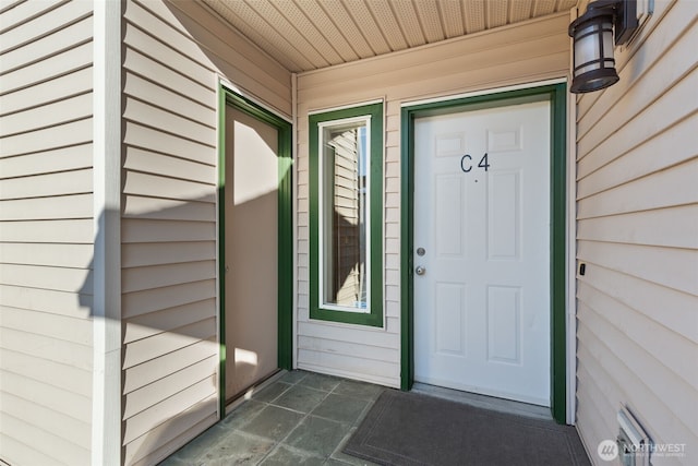 view of entrance to property