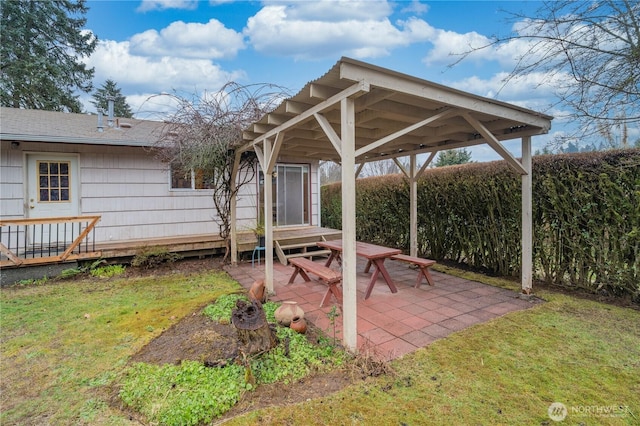 view of patio