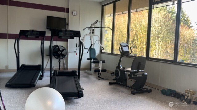 view of exercise room