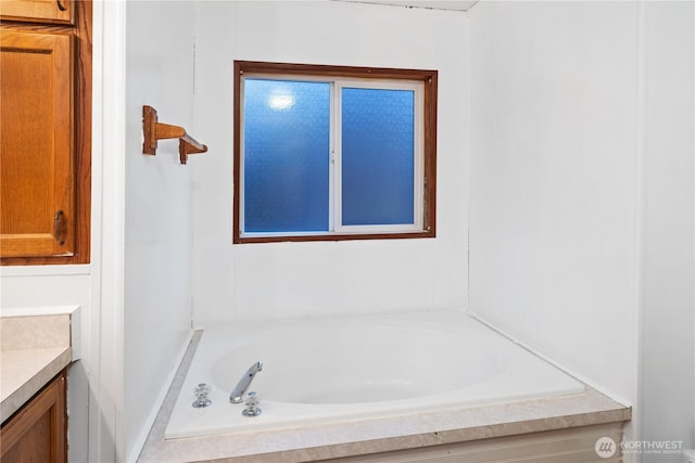 6612 NE Pear St, Suquamish, WA 98392 - full bath with a garden tub and vanity