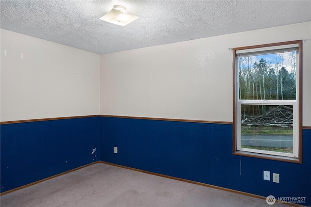 6612 NE Pear St, Suquamish, WA 98392 - spare room with carpet floors, baseboards, and a textured ceiling