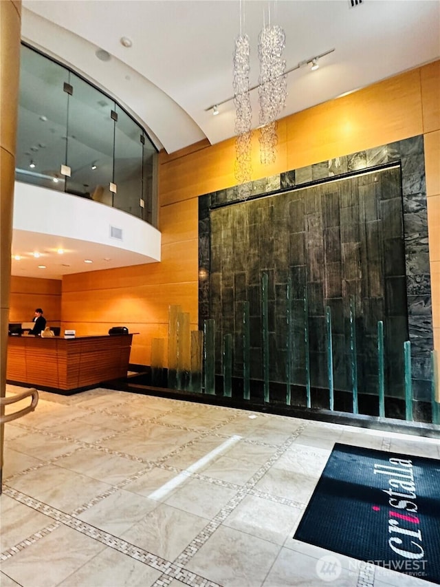 view of reception area