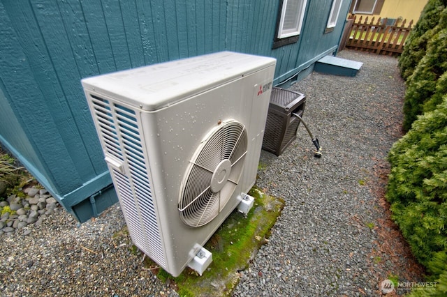 exterior details with ac unit