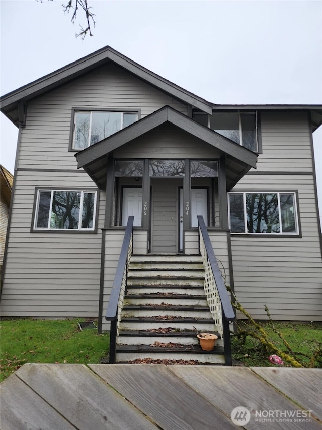 view of front of home