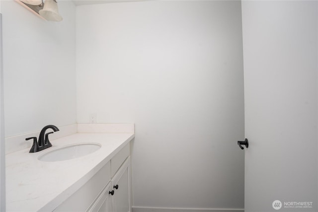 6201 53rd Street Ct W, University Place, WA 98467 - bathroom with vanity and baseboards