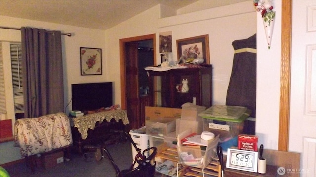 interior space with radiator heating unit