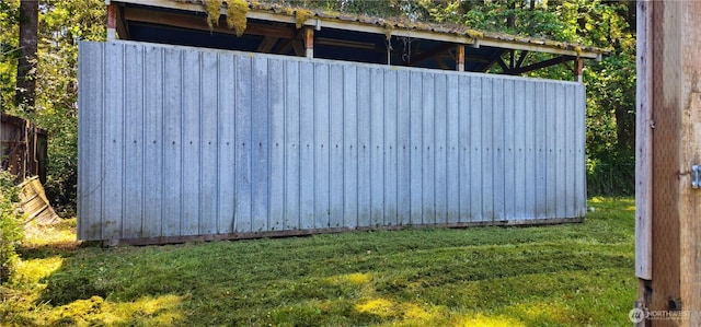 13837 Horsefall Ave SE, Rainier, WA 98576 - view of grassy yard with an outdoor structure