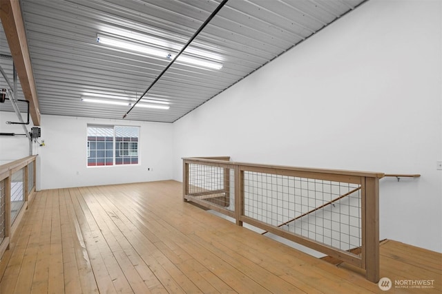 interior space featuring light wood-type flooring